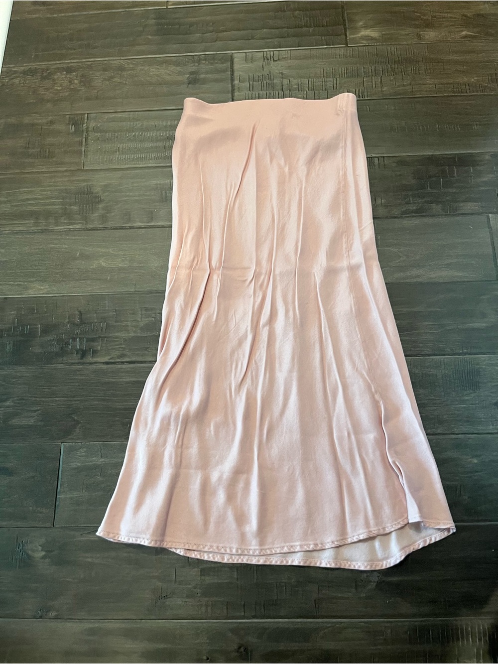 Women's Midi Slip Skirt - Blush Pink